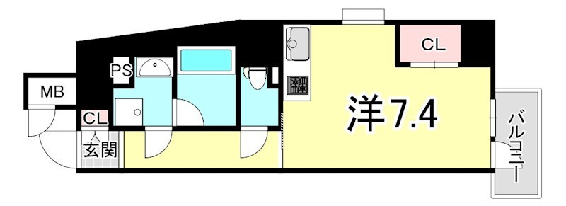 コンフォート王子の間取り