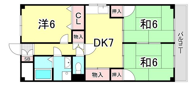 ヴィエント信和の間取り