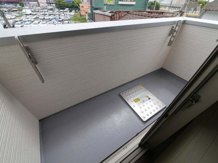 リテラ空港前のバルコニー