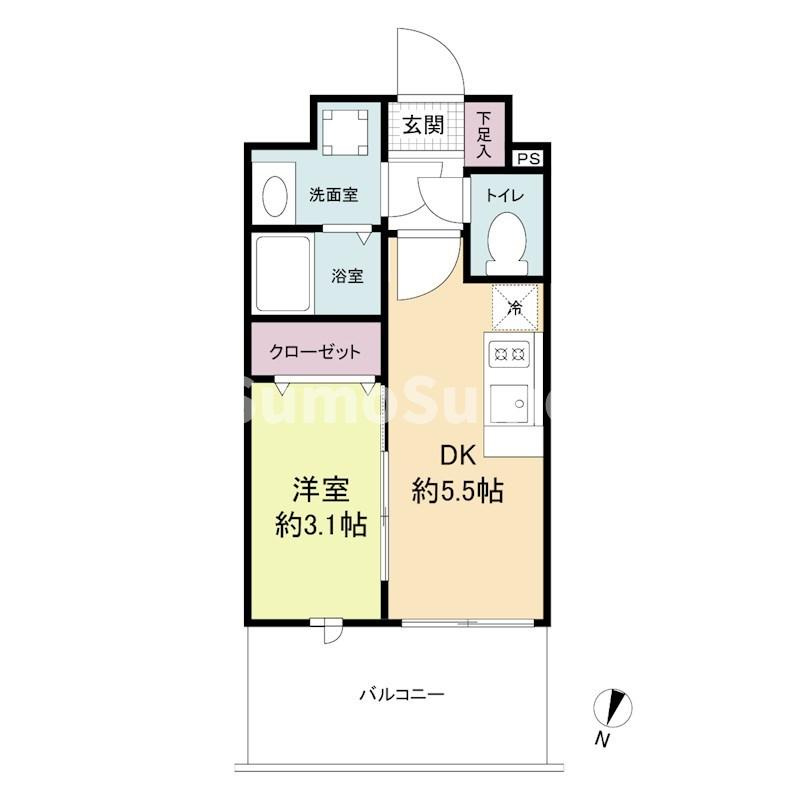 Live Casa県庁前の間取り