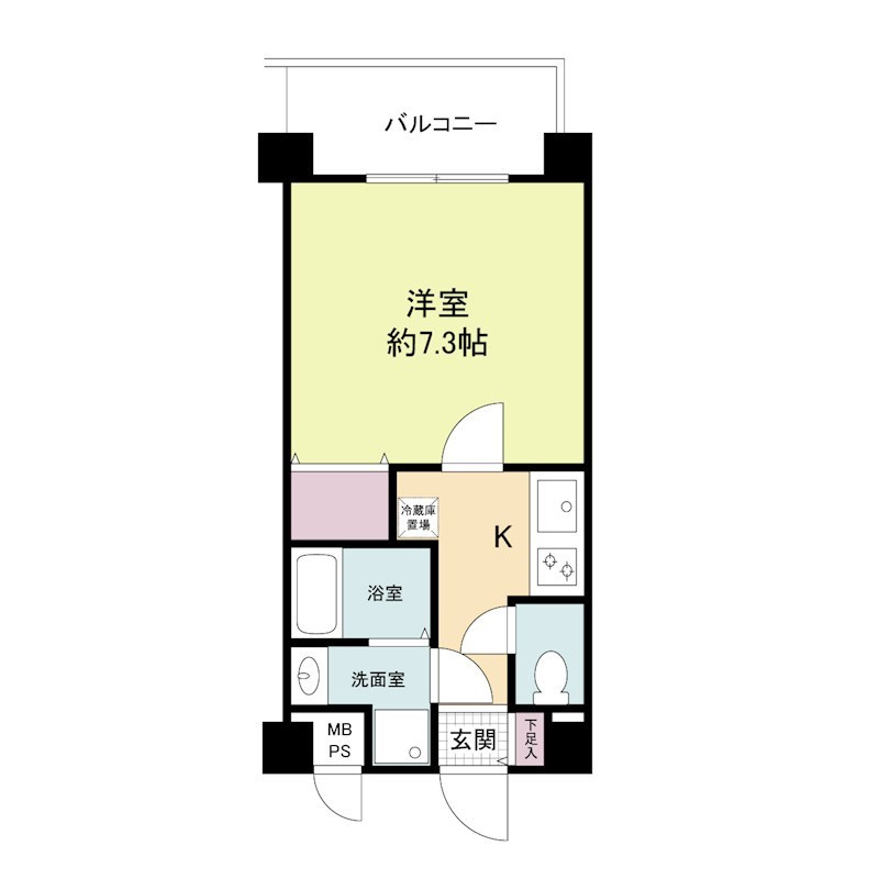 レジディア高宮の間取り