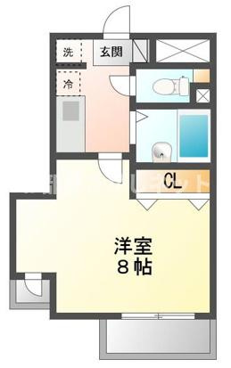 ラハイナ東新宿の間取り