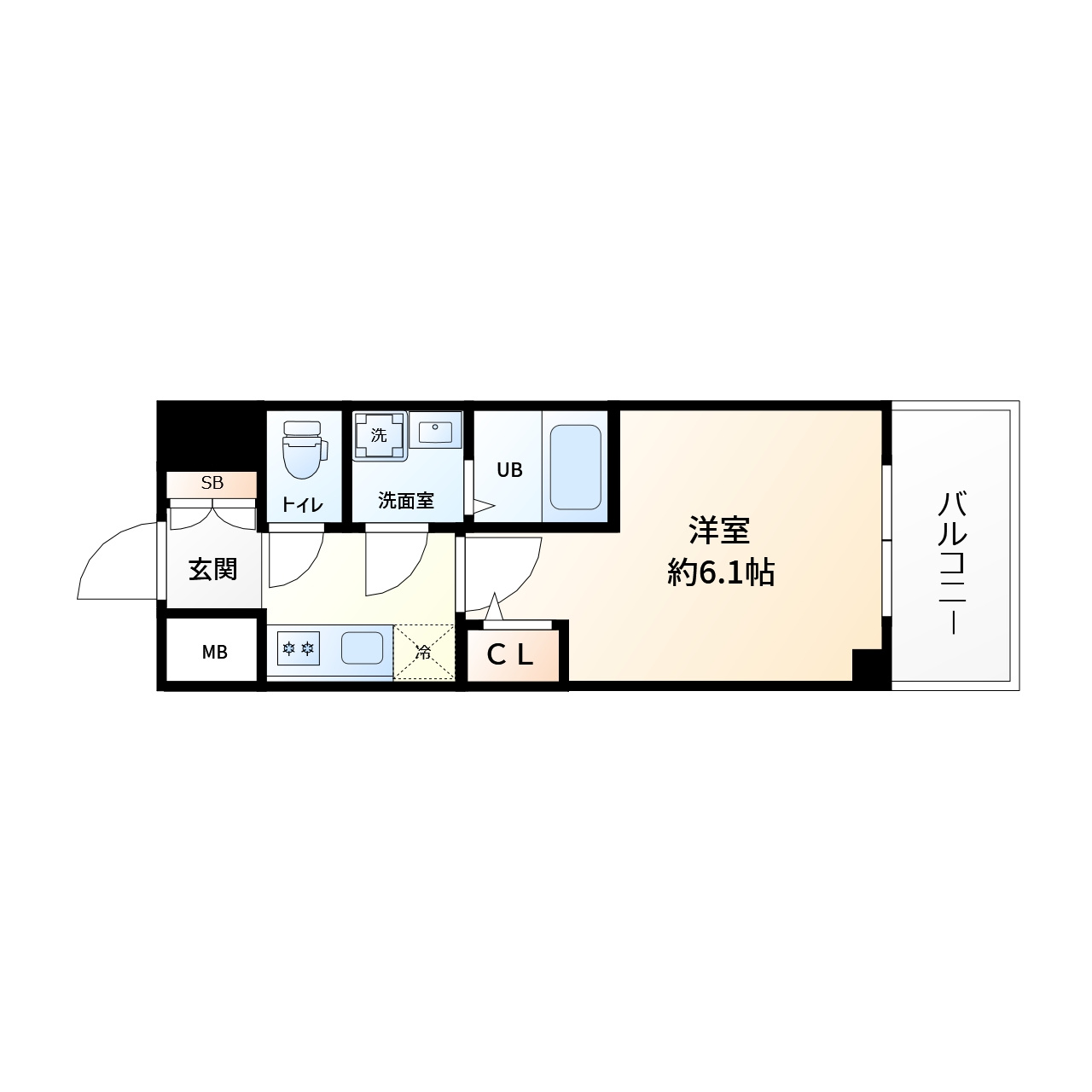 エスリード弁天町ノースレジデンス の間取り|エスリード弁天町NORTH RESIDENCE　間取り