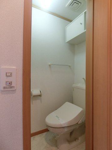 シェルメ　メゾンのトイレ|イメージ206号室の写真（反転あり）