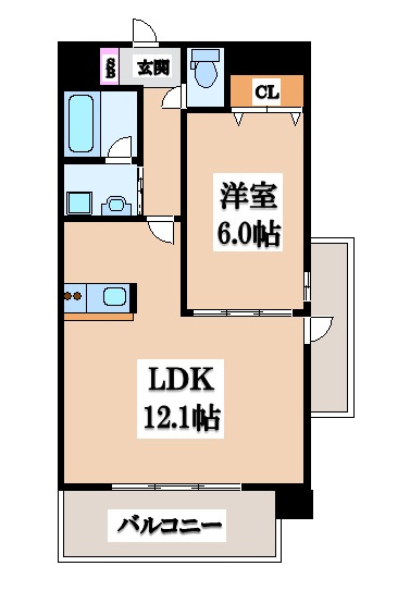 【間取り】 | アールパンション高井田