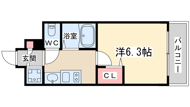【間取り】 | プレサンス天満ステーションフロント
