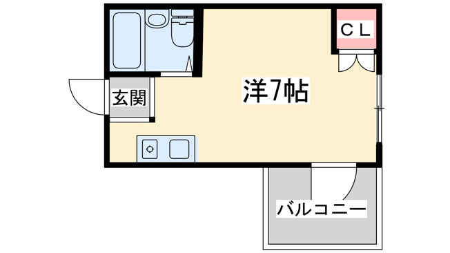 【間取り】 | メゾンドール天神橋