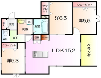【間取り】 | ドエル伊勢道