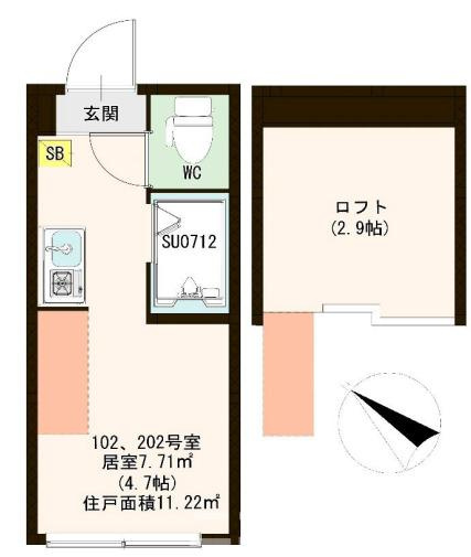【間取り】 | ハーモニーテラス桜台Ⅱ