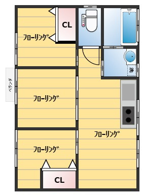 エスポワールの間取り