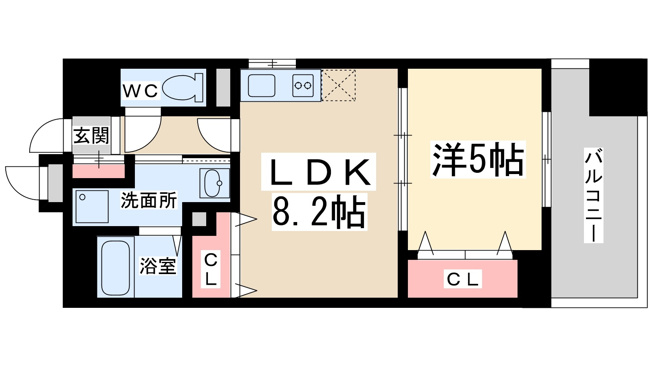 【間取り】 | ランドマークシティ梅田東