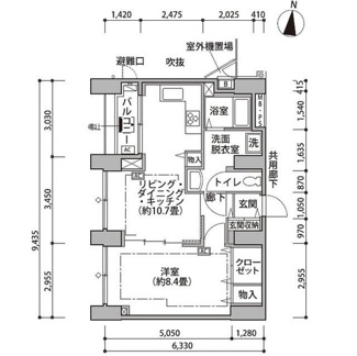 【間取り】 | 東雲キャナルコートCODAN14号棟