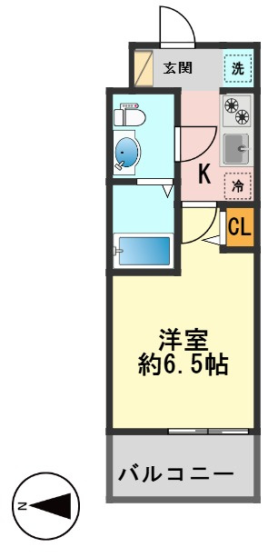 SHOKEN Residence亀有の間取り