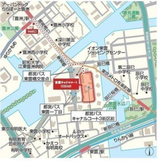 【地図】 | 東雲キャナルコートCODAN14号棟