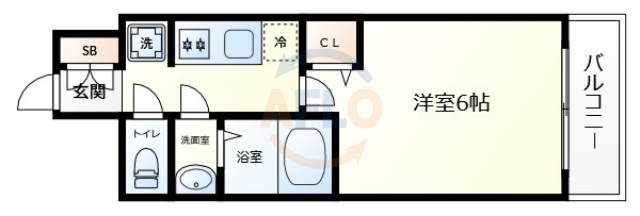 ファステート難波ヴィラントの間取り|ファステート難波ヴィラント　間取り