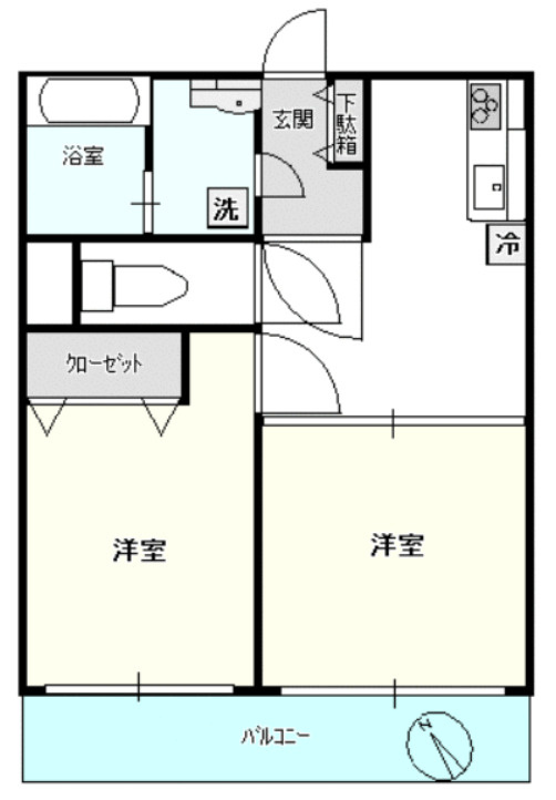 大塚アーチェリーマンションの間取り