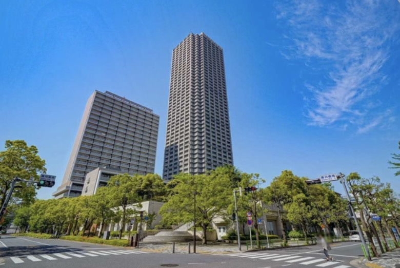 晴海アイランドトリトンスクエアビュータワーの外観