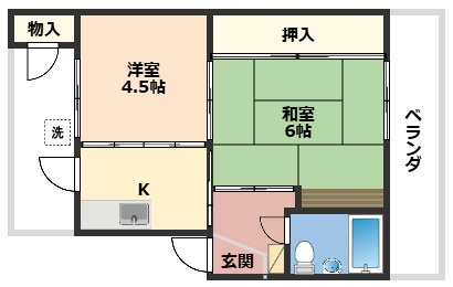 【間取り】 | 漆器団地マンション