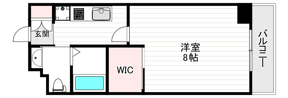 PARKHILLS弁天町Reveの間取り