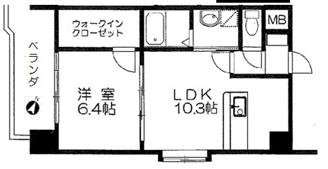 【間取り】 | ベルパークⅡ 