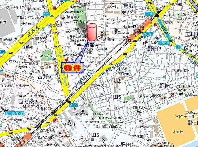 【地図】 | レジュールアッシュ福島キューズ