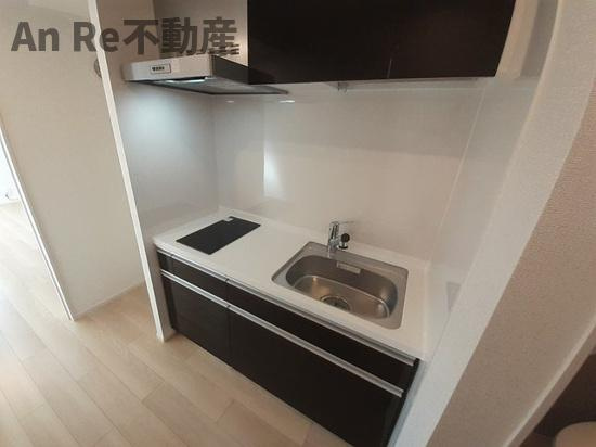 川口市南鳩ヶ谷７丁目のアパートのキッチン