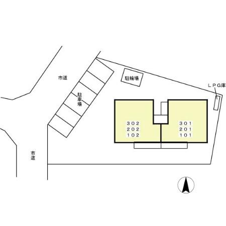 アークの駐車場