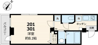 【間取り】 | ミカーサ月島