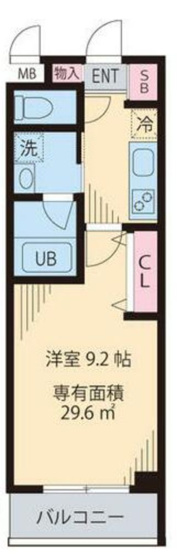 【間取り】 | ウェスティング中野坂上