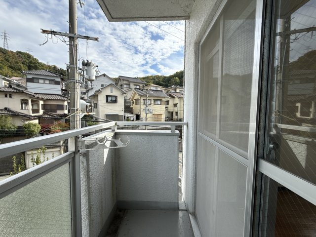スカイコート姫路のバルコニー