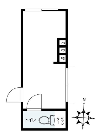 【間取り】 | Ａｘｉａ山王 | 仮間取り図