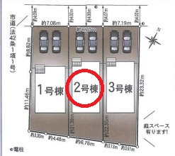 【区画図】 | クレイドルガーデン姫路市網干区余子浜第３ | 区画図