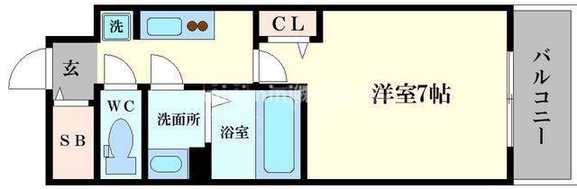 ファステートNAMBA華月の間取り