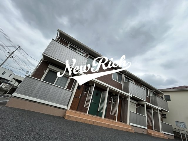 高崎市八千代町３丁目のアパートの外観
