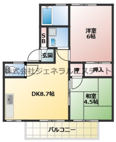 【間取り】 | ウインディア高橋　西棟