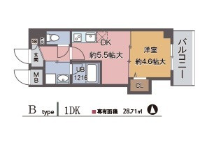【間取り】 | ヴィハーラ　北天満