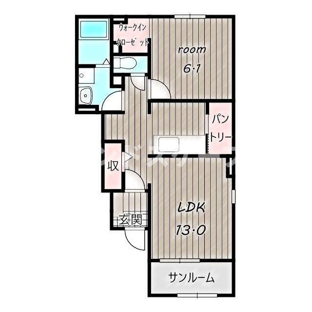 ノーヴァⅣの間取り|高崎、前橋のお部屋探しはエンドスケープまで！お客様の理想お聞かせ下さい♪