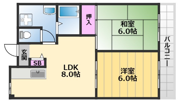 【間取り】 | セントエルモ高石