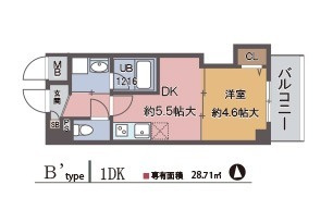 【間取り】 | ヴィハーラ　北天満