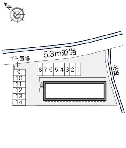 レオパレスＧｒｏｏｖｅｒの区画図