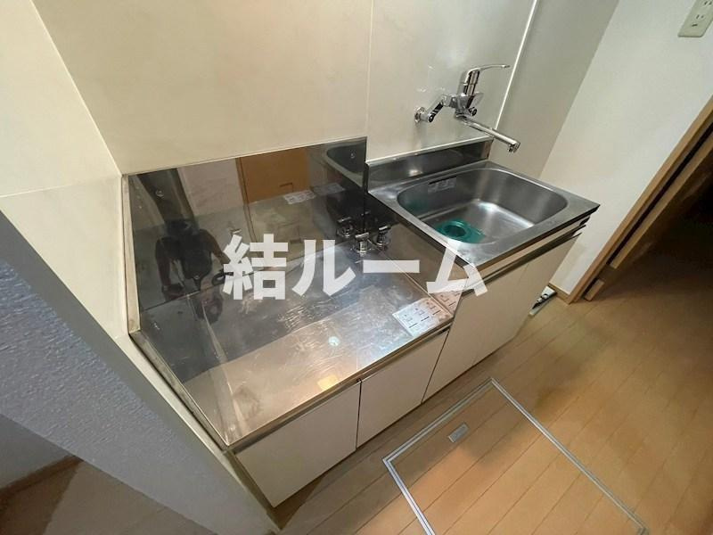練馬区羽沢２丁目のアパートのキッチン