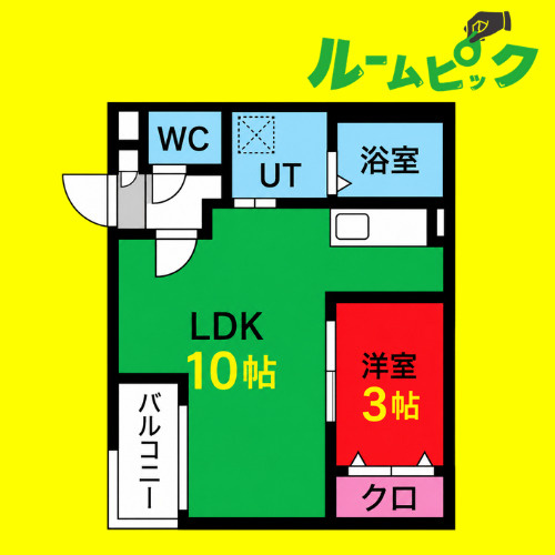 Jack kasaderaⅡ　名古屋市賃貸　仲介手数料無料の間取り
