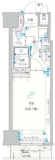 【間取り】 | ヴェルト西大島グラーセ