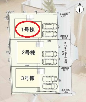 【区画図】 | クレイドルガーデン大津市大平第１ | 区画図