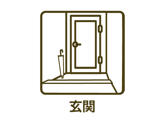 タマタウン　瑞穂市十九条　全4区画分譲の玄関|大容量のシューズ収納付きで玄関周りもすっきり！玄関ドアからの光が玄関ホールを明るくしてくれます。