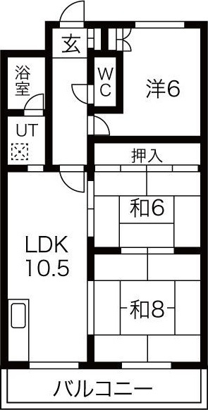 H.B　NAGAKUTEの間取り