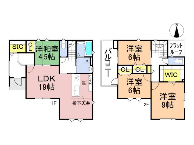 タマタウン　瑞穂市十九条　全4区画分譲の間取り|■3号棟　■ヤマダ不動産　株式会社リライフ　
■夢のマイホーム購入をフルサポートします！