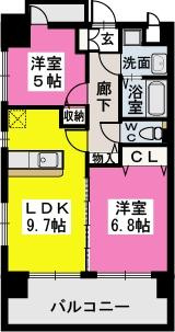 【間取り】 | サンパティーク高宮