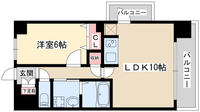 【間取り】 | アドバンス新大阪3