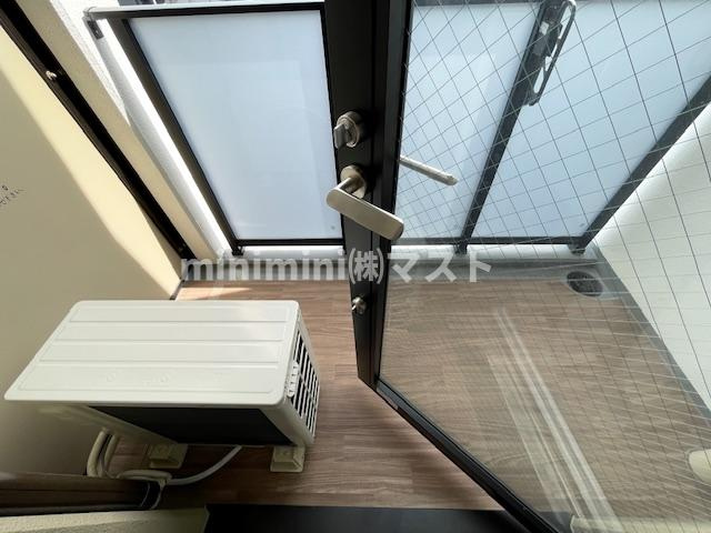 Metrosa谷町六丁目Northのバルコニー